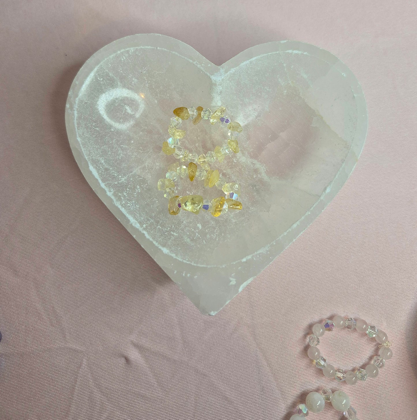 CITRINE CRYSTAL CHIPS RING - JEMZI LONDON