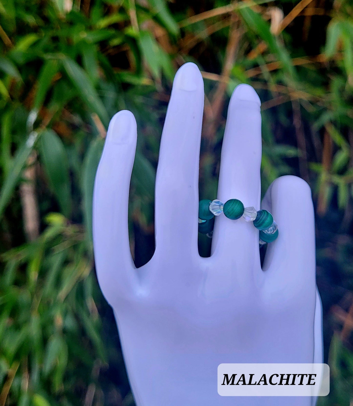 MALACHITE RING- JEMZI LONDON
