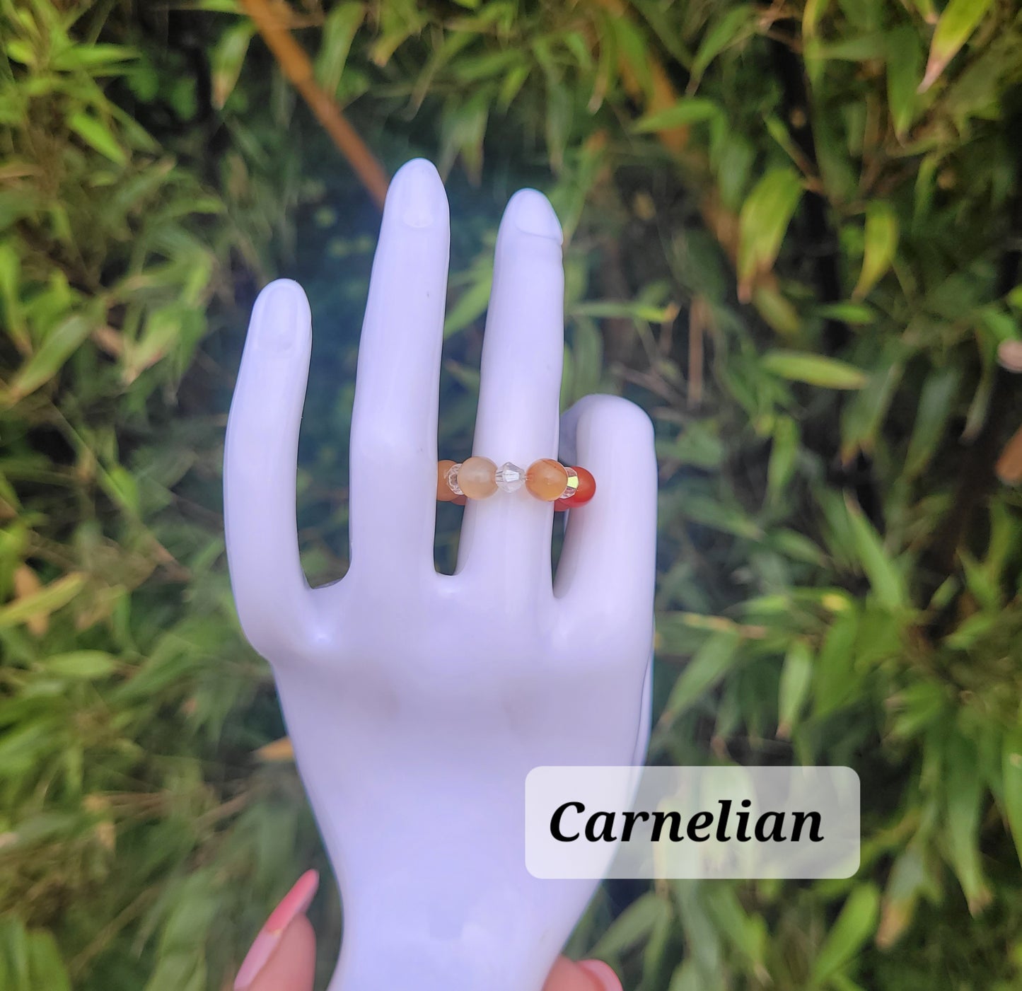 CARNELIAN RING- JEMZI LONDON